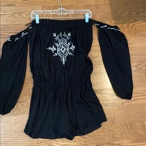 Express black romper